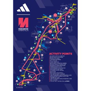 Manchester Marathon 2024 route map