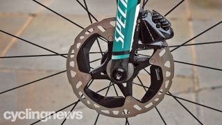 Mountain bike rotors at the tour de france