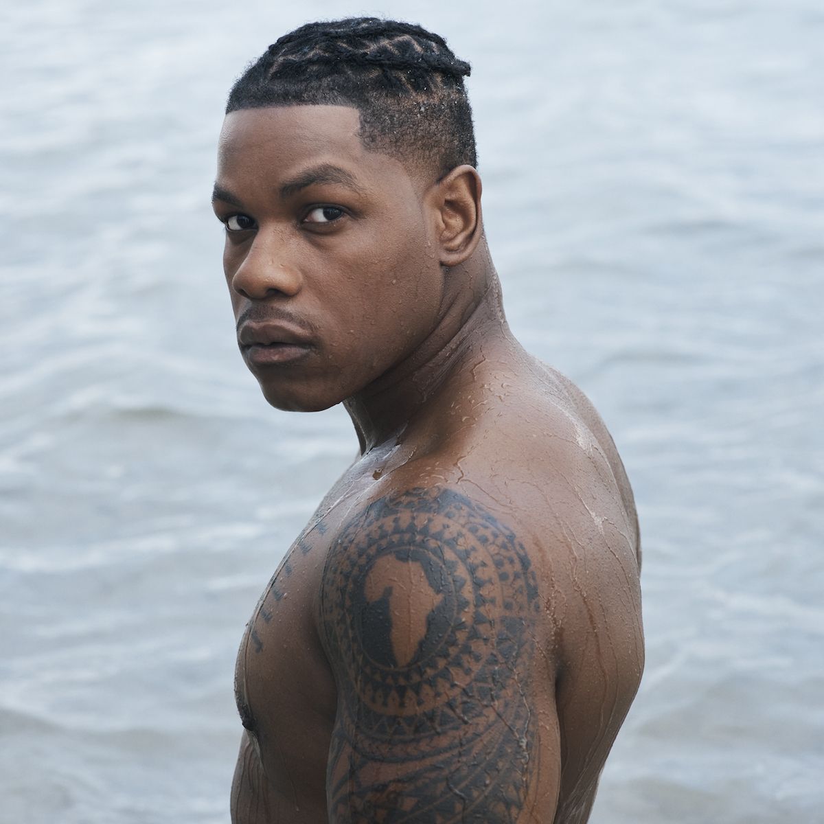 Ethan James Green Pirelli Calendar 2024 featuring John Boyega