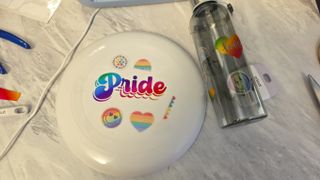 Cricut Pride crafting