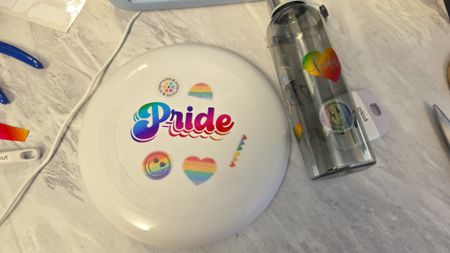 Cricut Pride crafting