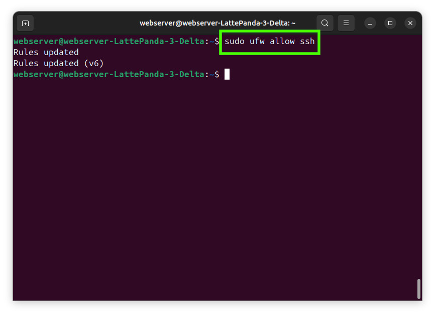 Linux web server