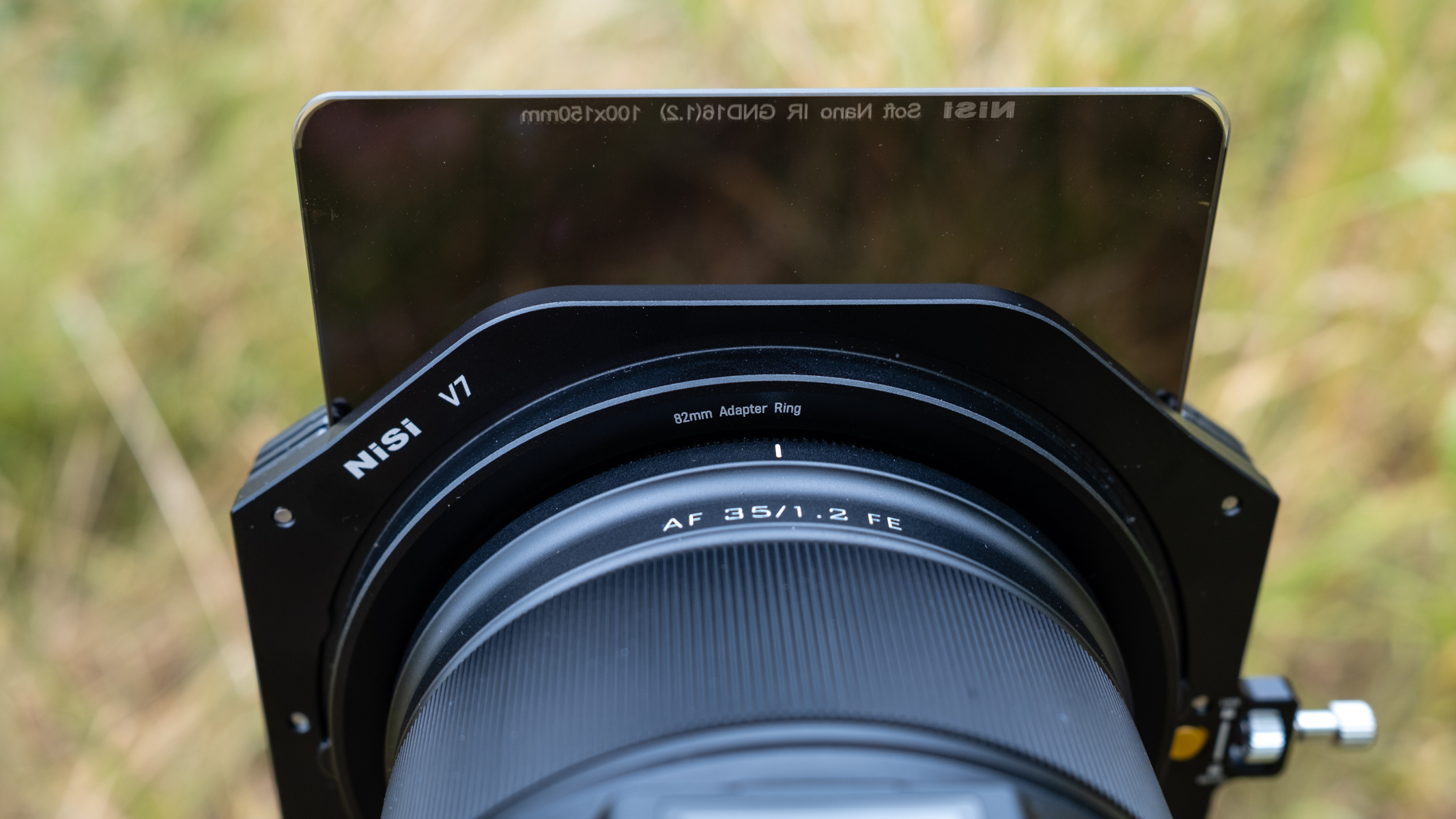 NiSi V7 with True Color NC CPL rear view with a filter in place