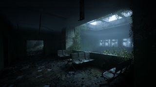 An eerie, overgrown location from Beautiful Light.