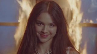 Olivia Rodrigo staring in fire screenshot