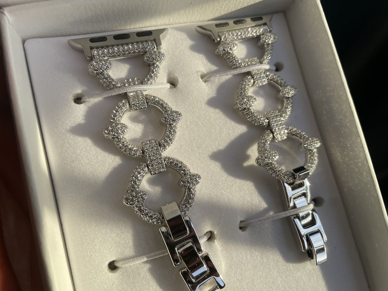 Goldenerre Crystal Pave Link Band For Apple Watch Lifestyle