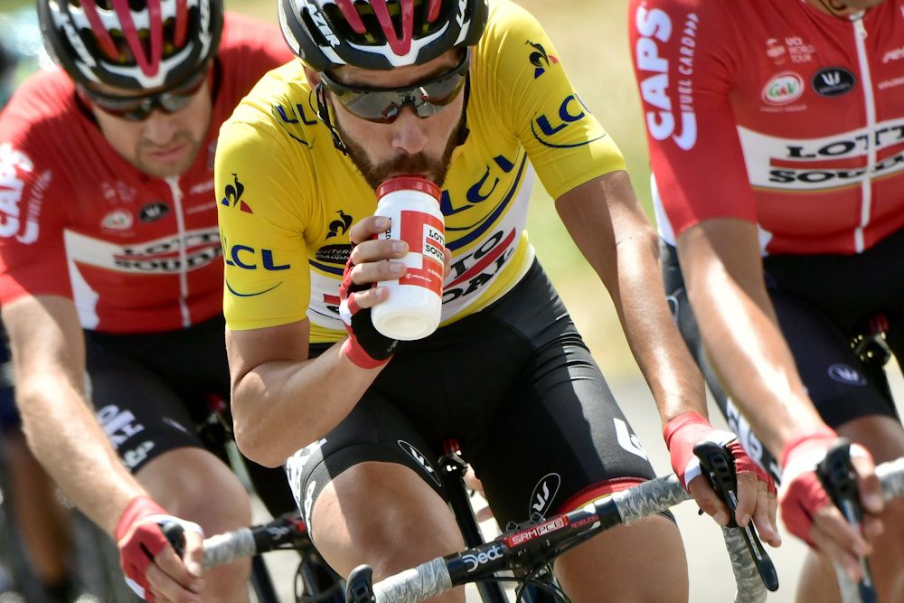 Thomas De Gendt in the bunch at Dauphine