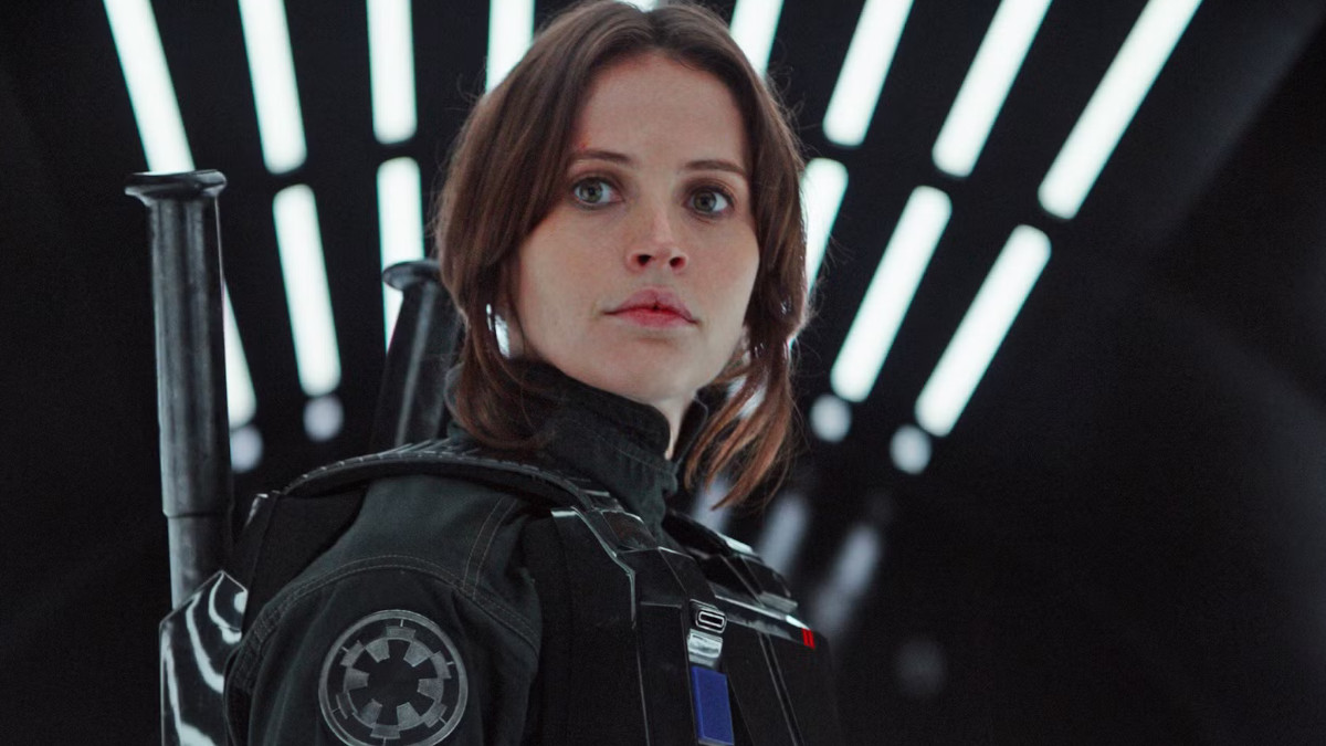 Felicity Jones as Jyn Erso in Rogue One: A Star Wars Story