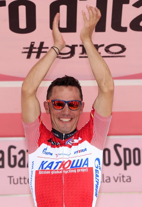 Joaquim Rodriguez (Katusha) moved into pink after claiming stage 10