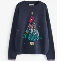 25. Blue Christmas kids jumper -&nbsp;View at Next