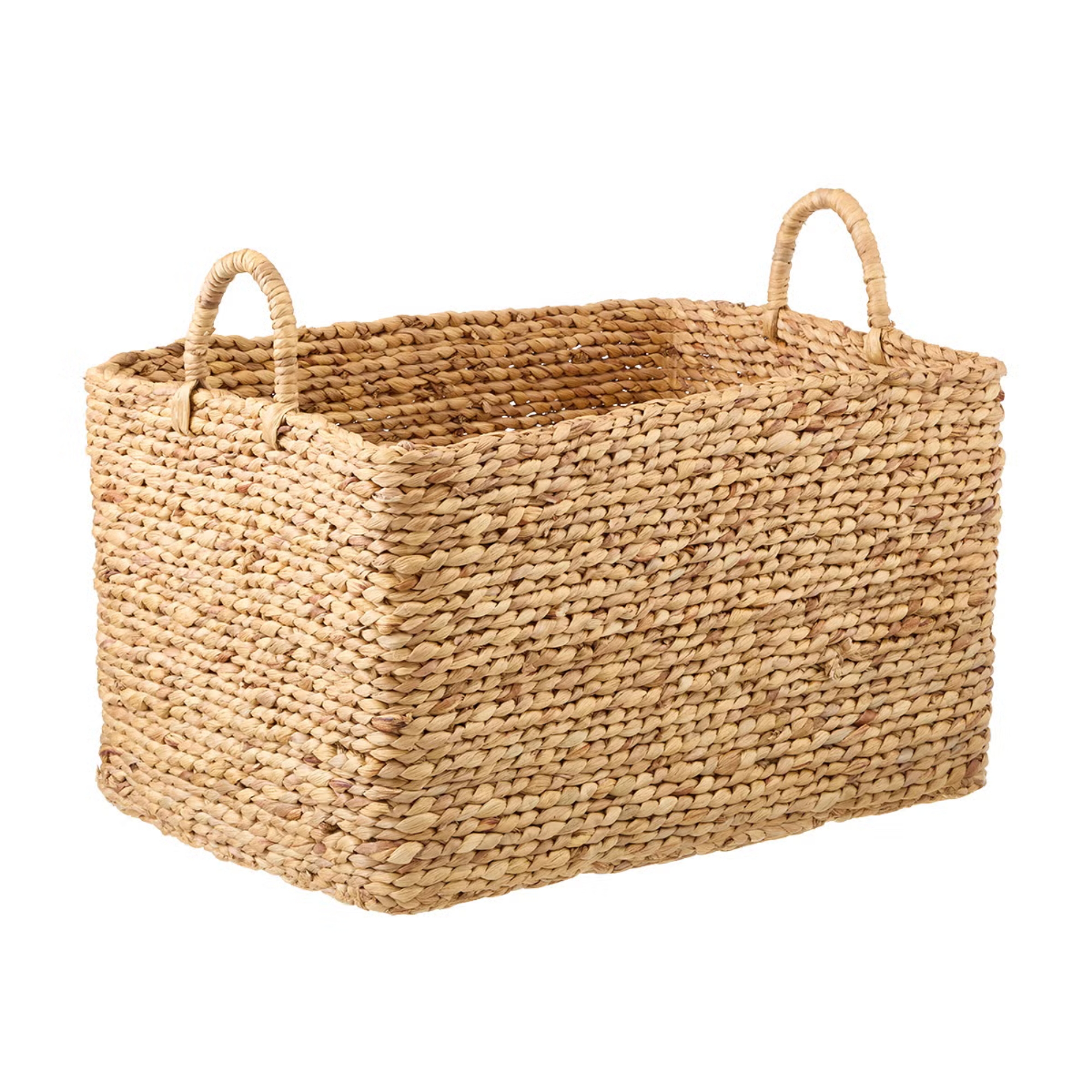 The Container Store Callan Water Hyacinth Blanket Basket