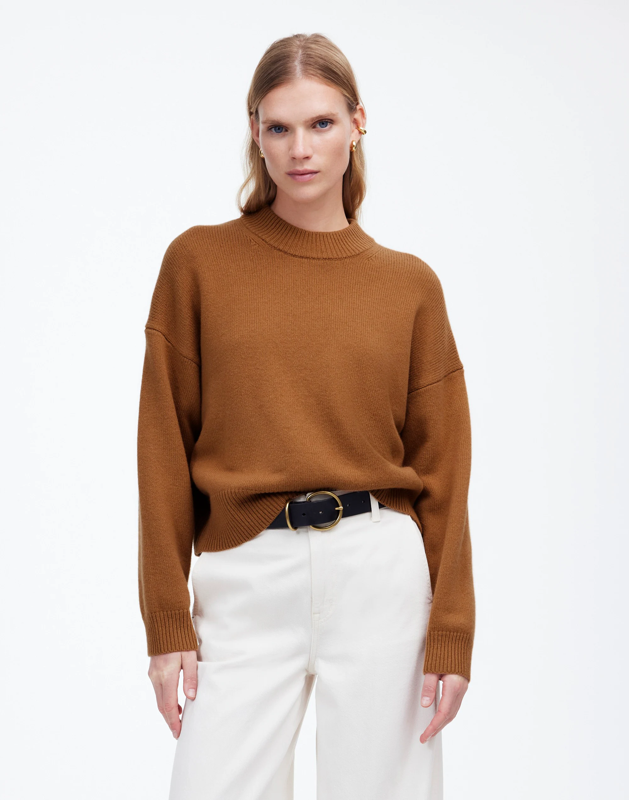 Softwool Boxy Crewneck Sweater