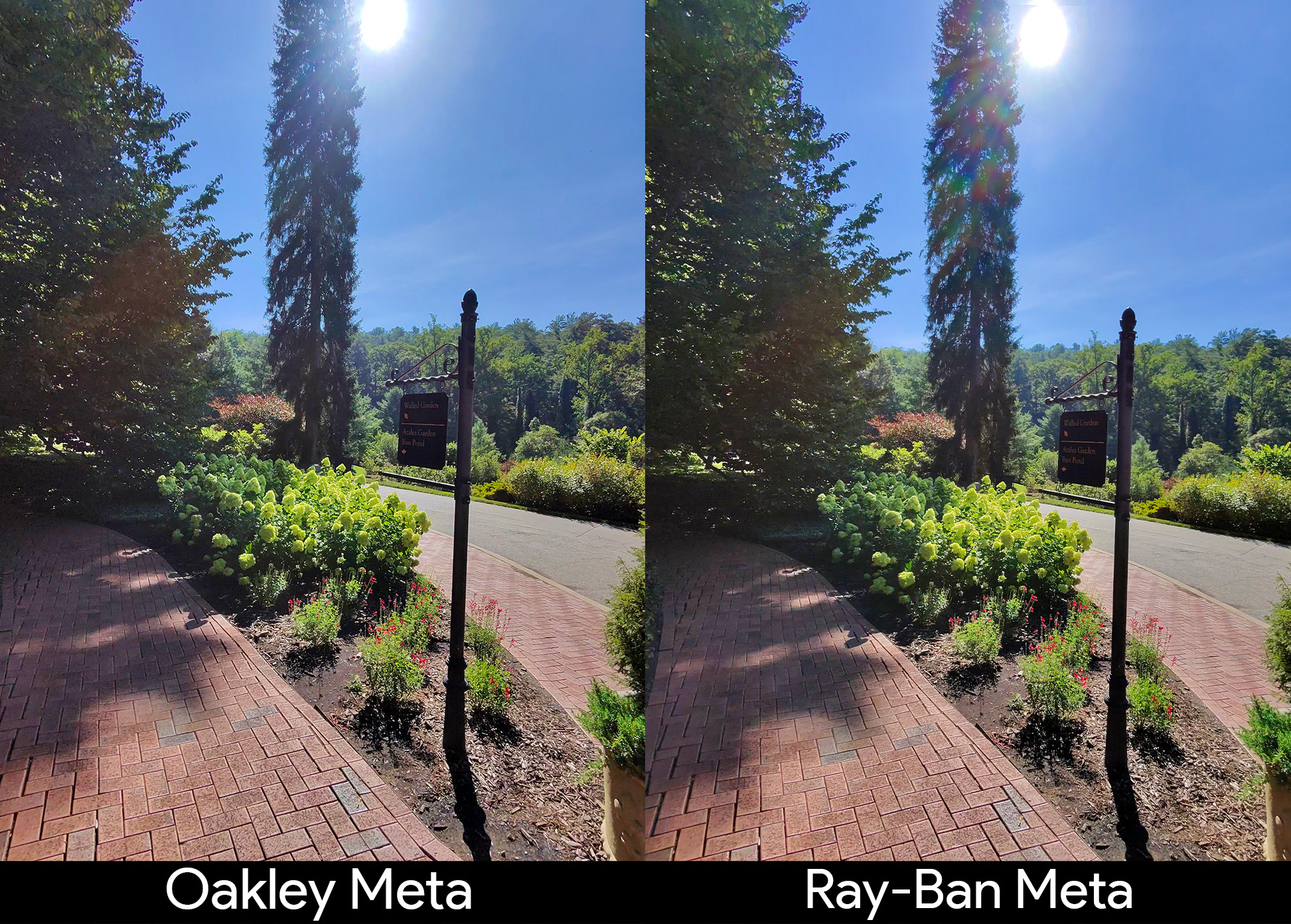 Comparing the picture quality of Oakley Meta HSTN Smart Glasses and Ray-Ban Meta Smart Glasses