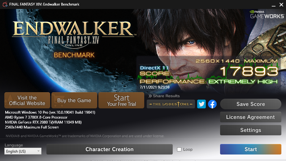 final fantasy xiv mac benchmark