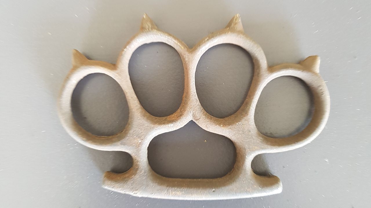 The hidden items included several pairs of brass knuckles probably used in street battles as the Nazis rose to power in Germany.