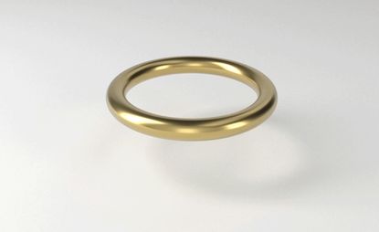 Gold ring that inflates in size