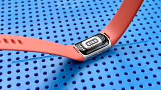 Close-up showing the back of the Fitbit Charge 6
