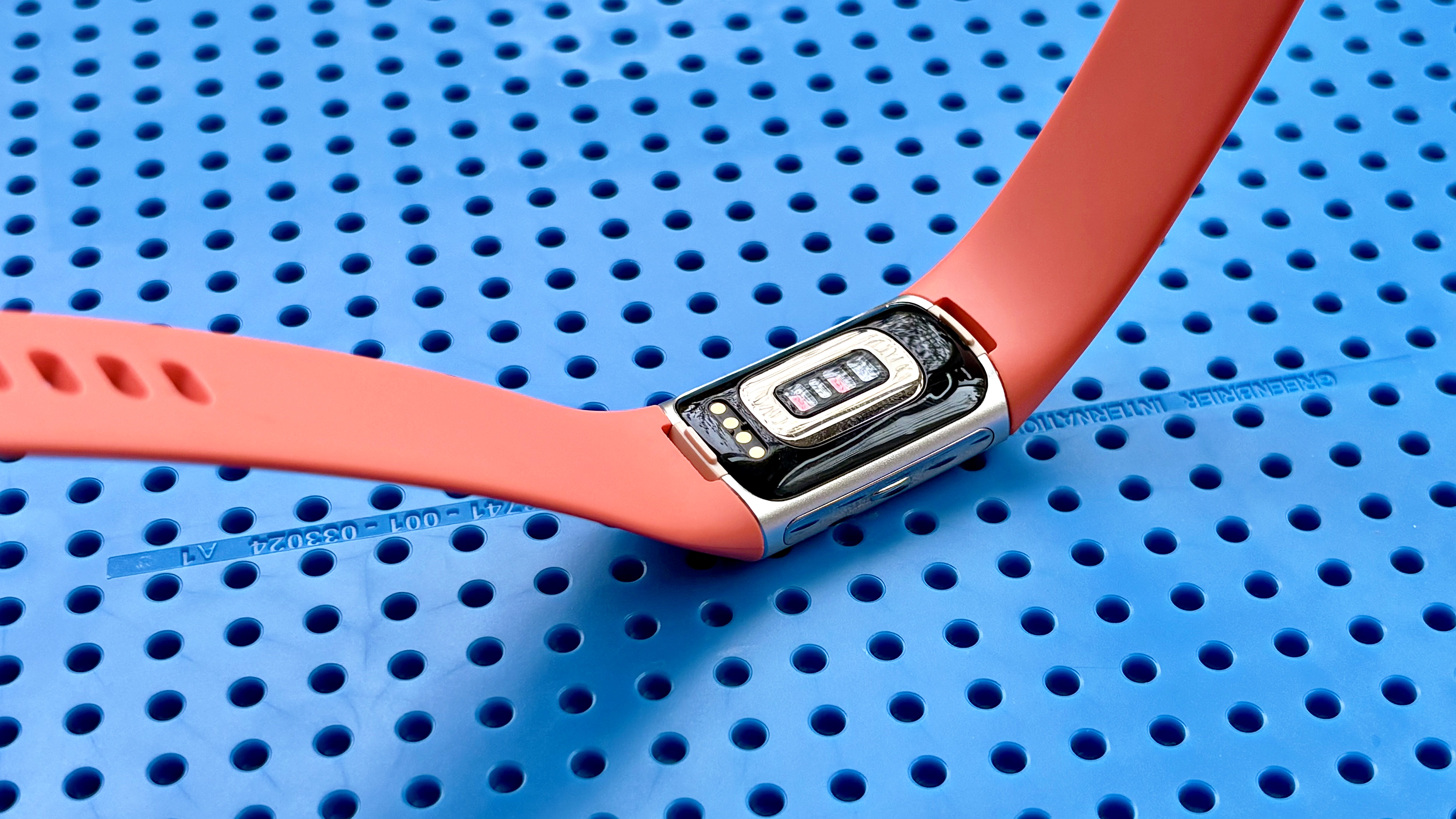 Close-up showing the back of the Fitbit Charge 6