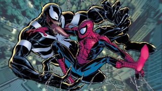 Spider-Man vs. Venom in Marvel Comics artwork