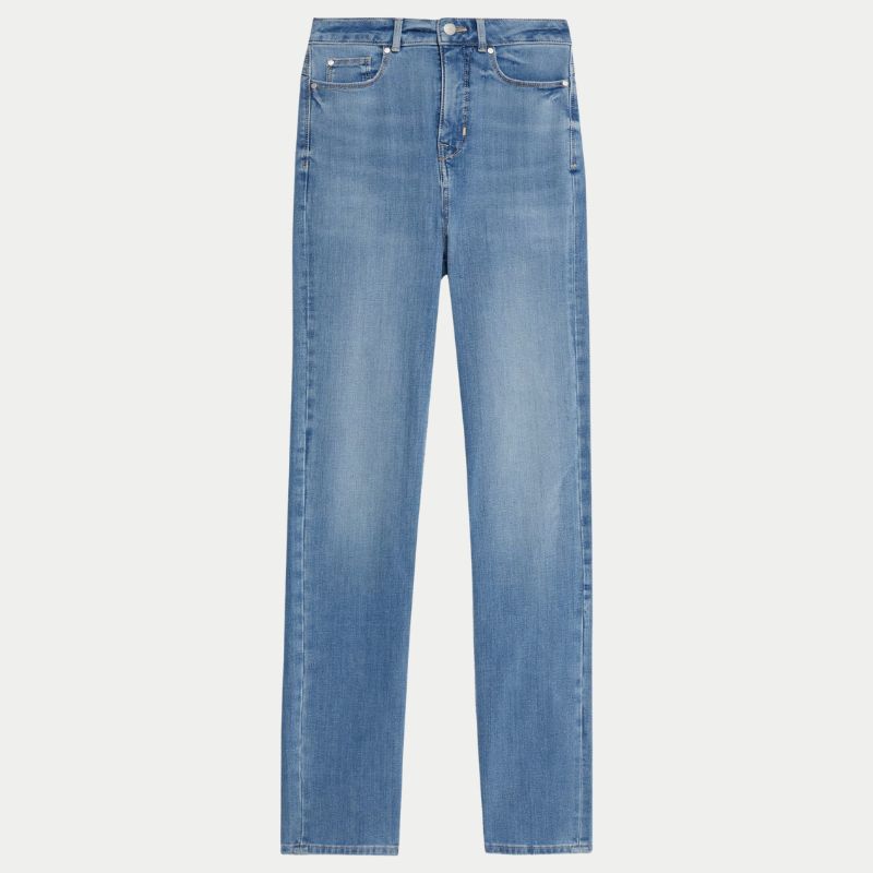 Magic Shaping Straight Leg Jeans cut out 