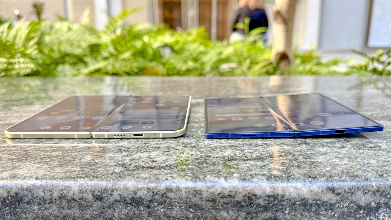 Pixel 10 Pro Fold shown in hand