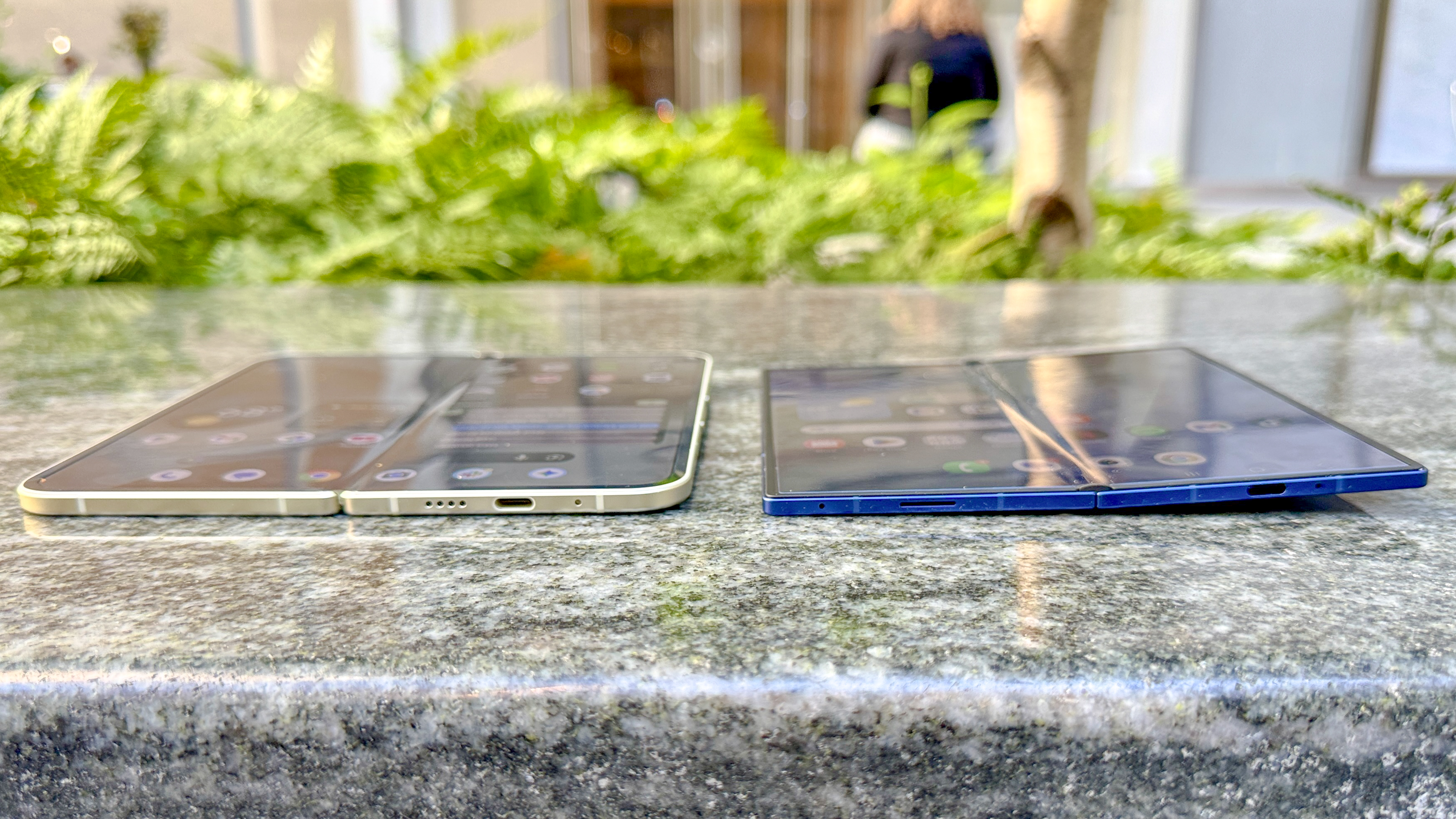Pixel 10 Pro Fold shown in hand