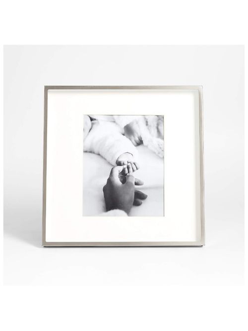 Brushed Silver 8x10 Picture Frame