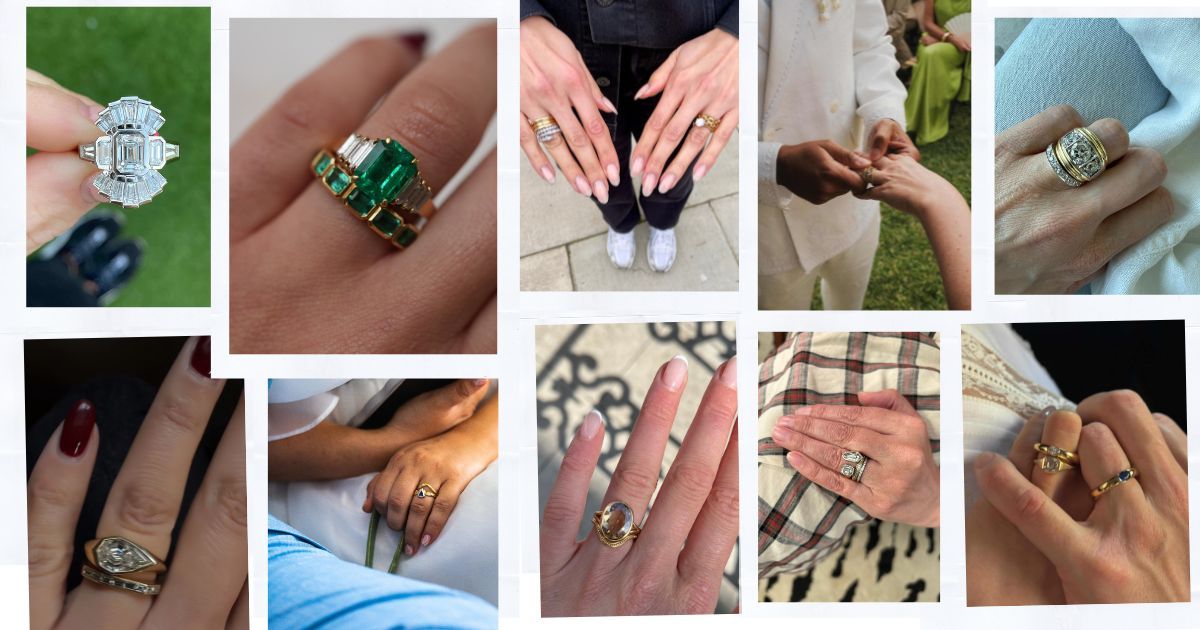 Cool Wedding Ring Combinations Fashion Girls Are Wearing Cool Wedding Ring Combinations Fashion Girls Are Wearing