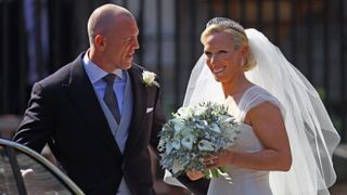 Zara and Mike Tindall tie the knot in Edinburgh in 2011