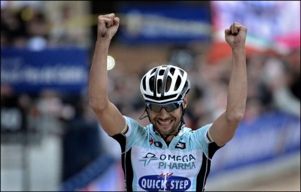 Boonen had the luxury of being able to savour victory from a long way out at Paris-Roubaix