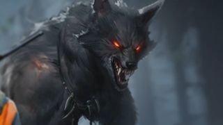 A werewolf with a necklace of teeth