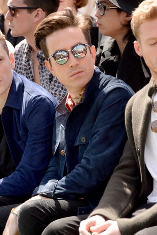 Nick Grimshaw Attends Burberry Prorsum Spring/Summer 2015 At The London Collections: Mens