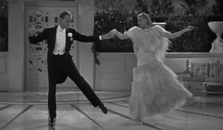 Top Hat Fred Astaire and Ginger Rogers in mid-dance