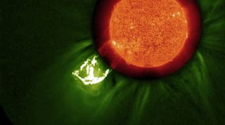 Solar flare on July 2, 2012.