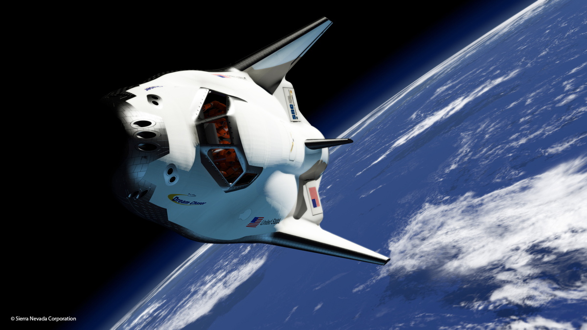 Sierra Nevada&#039;s Dream Chaser Spacecraft in Orbit