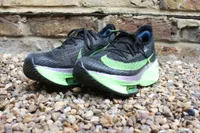 A photo of the Nike Air Zoom Alphafly Next% Flyknit, our best Nike running shoe for marathon runners 