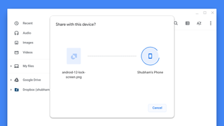 How to wirelessly share files between your Chromebook and Android phone