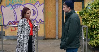 Then, realising he's out-stayed his welcome in Walford, Halfway prepares to leave. Will Whitney try to stop him going? Catch all the drama in EastEnders from Monday 12 February.