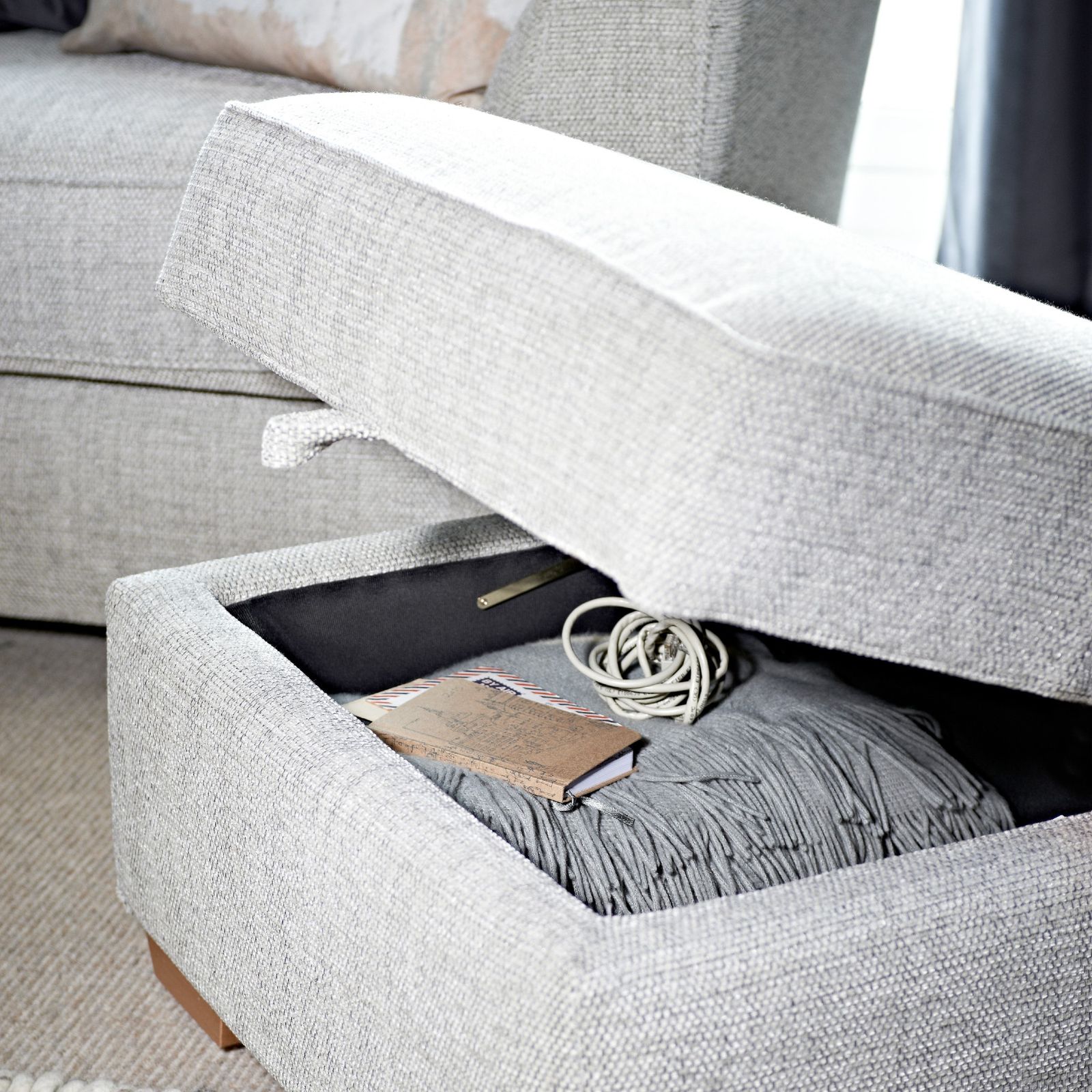 7 small living room storage ideas to hide clutter | Ideal Home - Narrow Storage Options For Tiny Living Rooms