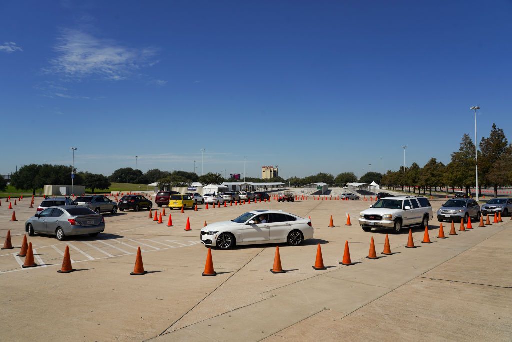 Texas ballot drop-off site.