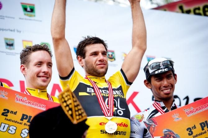The podium for the stage winners