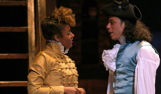 Ariana DeBose as The Bullet and Anthony Ramos as Philip Hamilton