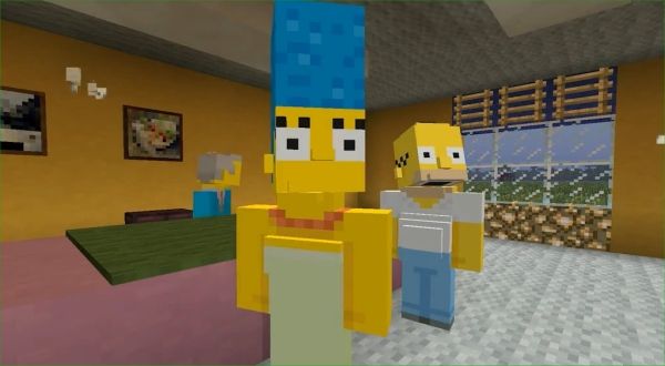 The Simpsons Meet Minecraft Xbox One and Xbox 360 Editions Today - Xbox Wire