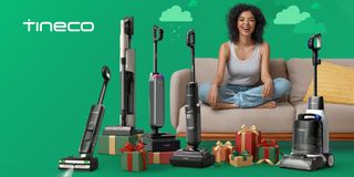 Tineco vacuums on display for Spring Cleaning sales event