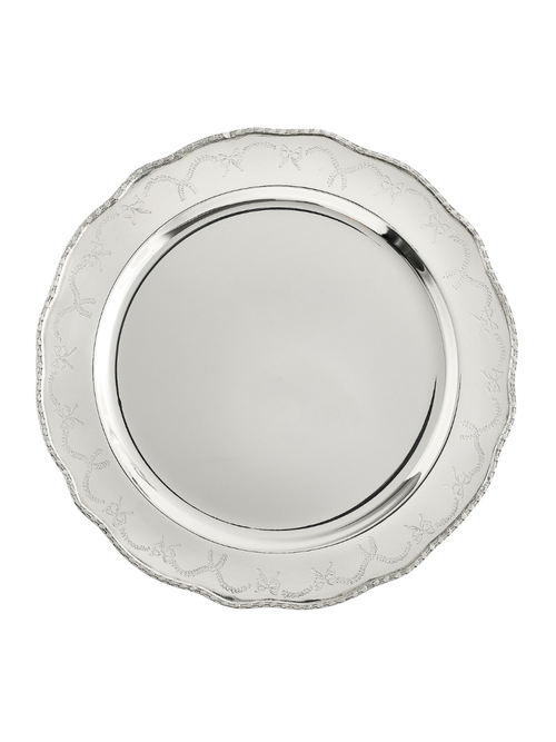 Stainless Steel Charger Plates, Set of 4
