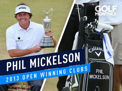 Phil Mickelson 2013 Open Winning Clubs