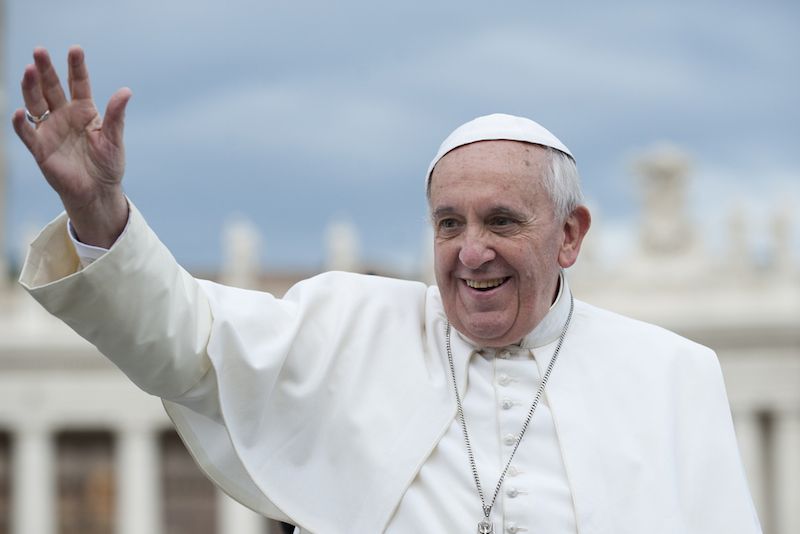 Pope Francis in St. Peter&#039;s Square