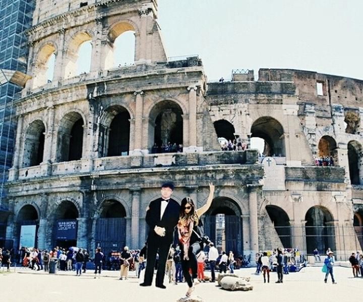 Woman brings life-size cutout of late father on trip so they can travel together one last time