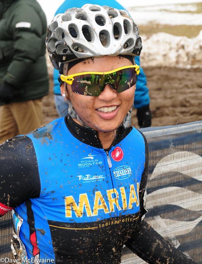 Coryn Rivera (Marian) finished fifth in the women's D1 collegiate championship