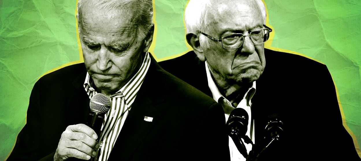 Bernie Sanders and Joe Biden.